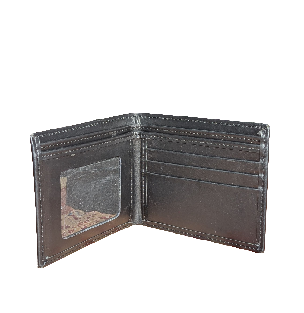 ARW-712 Leather Bifold Wallet | Black