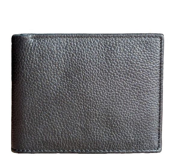ARW-724 Texture Leather Bifold Wallet | Black